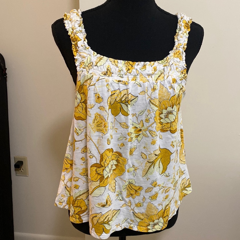 Loft smock style tank top